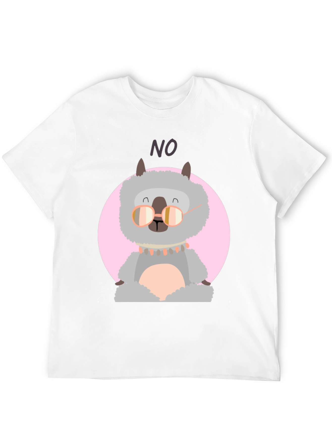Llama No T-Shirt - Funny Alpaca Graphic Tee