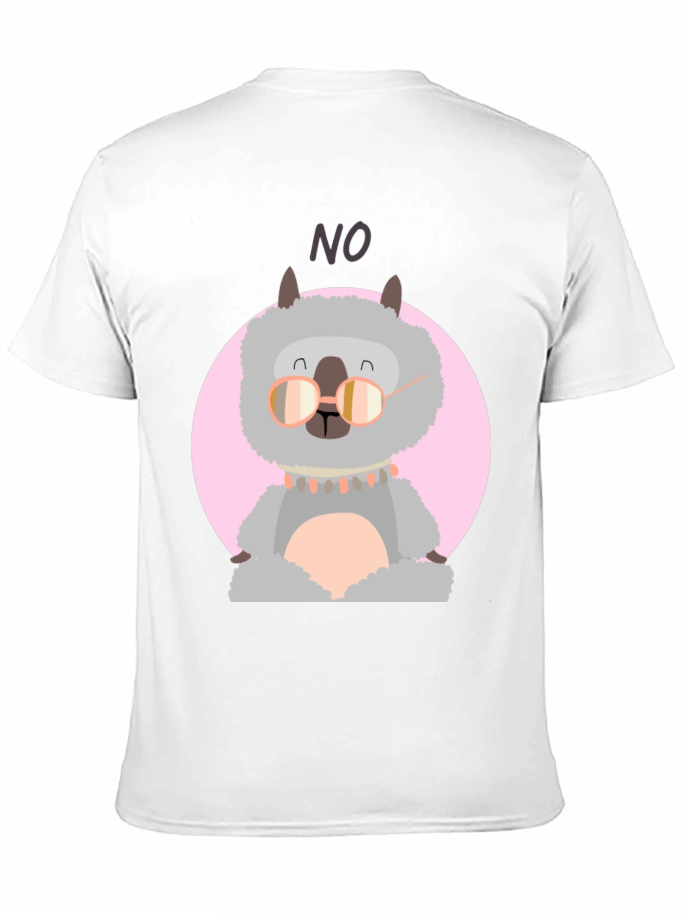 Llama No T-Shirt - Funny Alpaca Graphic Tee