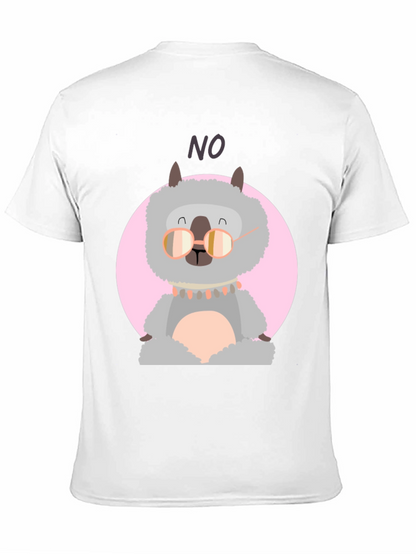 Llama No T-Shirt - Funny Alpaca Graphic Tee