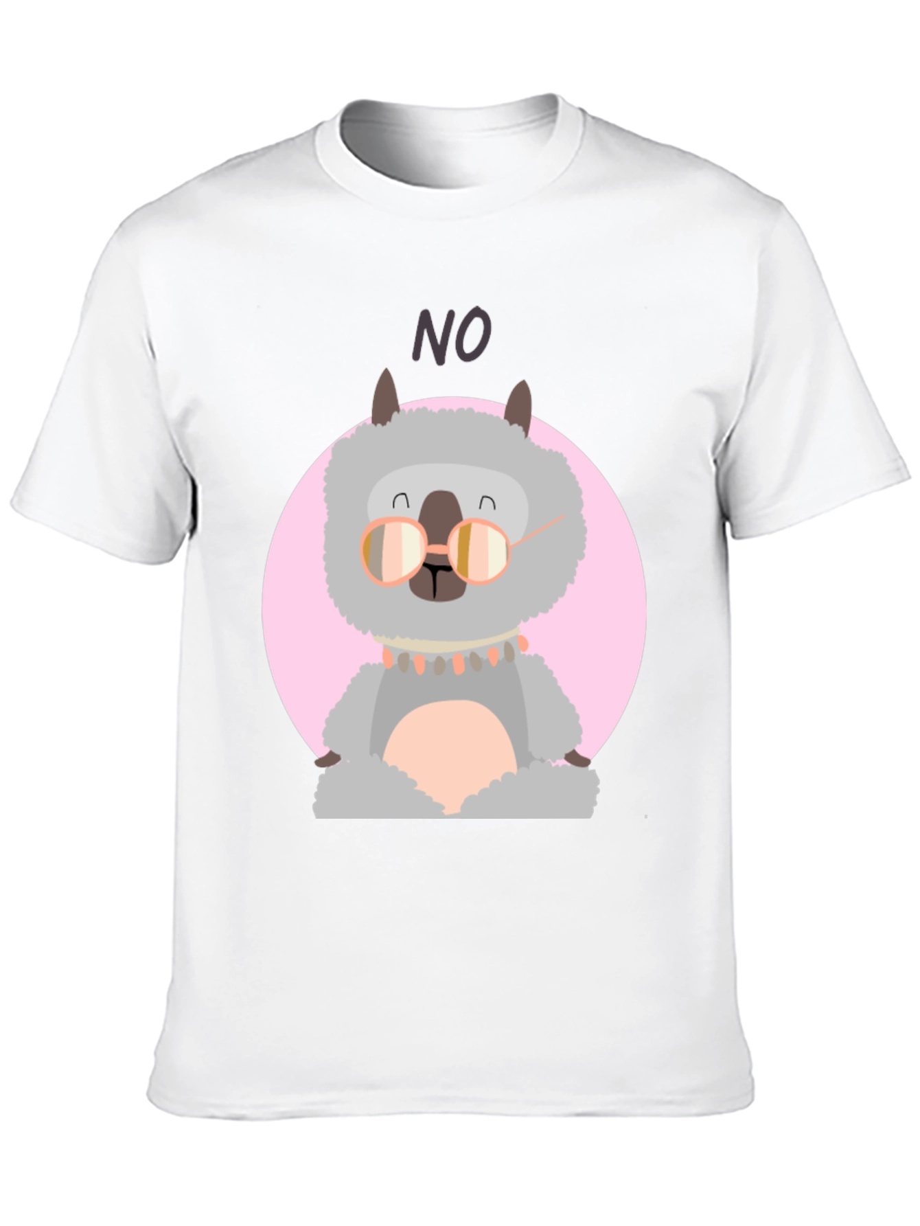 Llama No T-Shirt - Funny Alpaca Graphic Tee