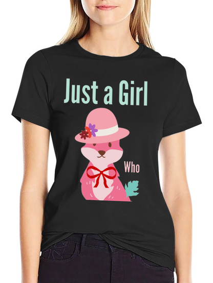 Just a Girl Who Loves Foxes T-Shirt
