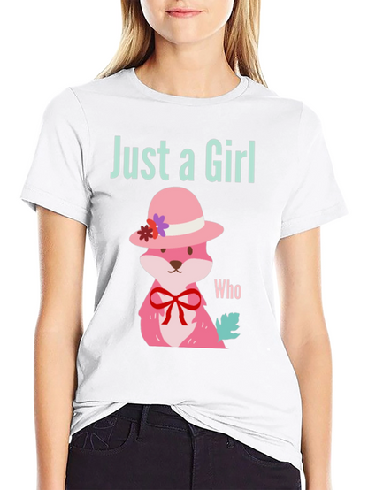 Just a Girl Who Loves Foxes T-Shirt