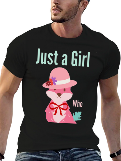 Just a Girl Who Loves Foxes T-Shirt