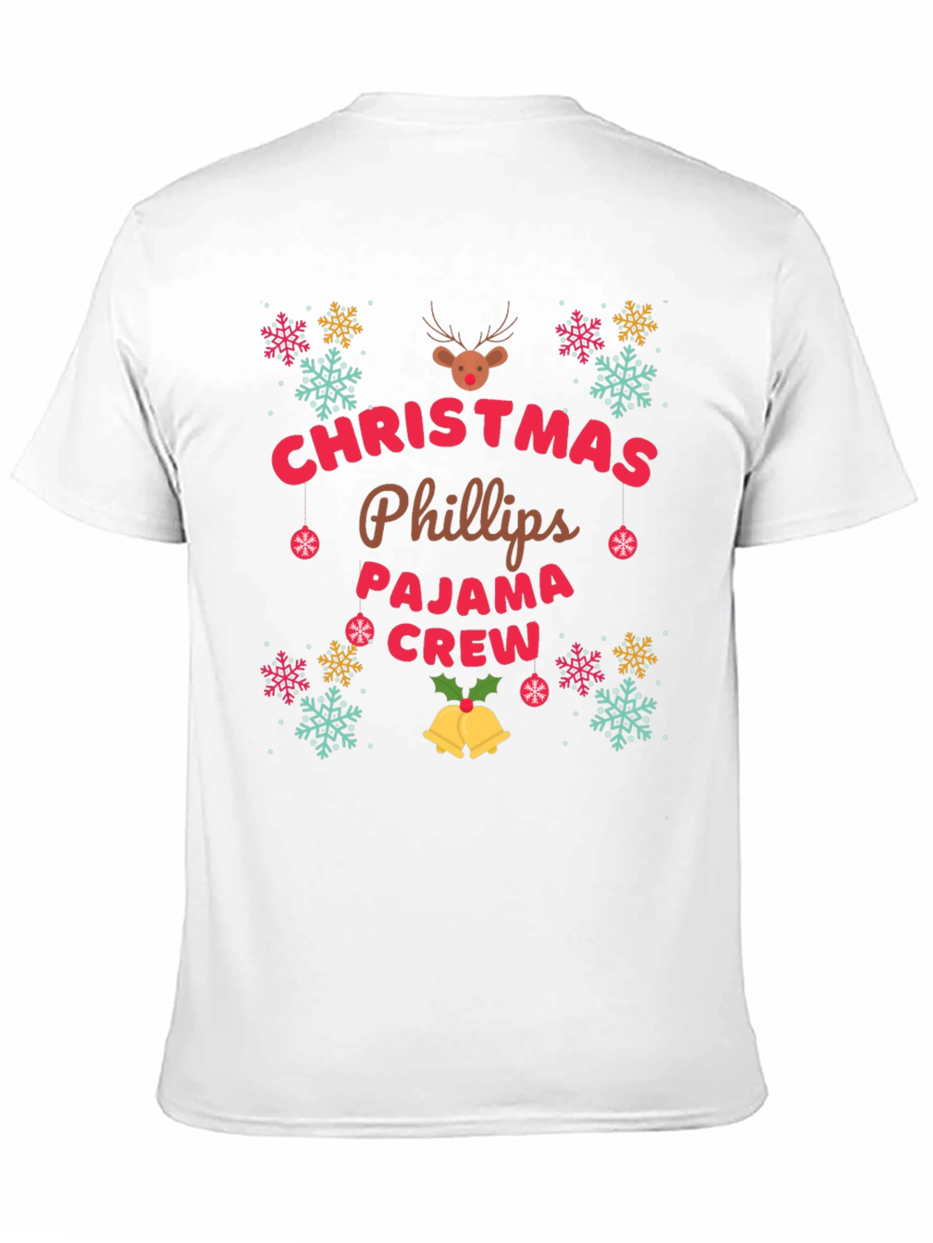 Christmas Phillips Pajama Crew T-Shirt