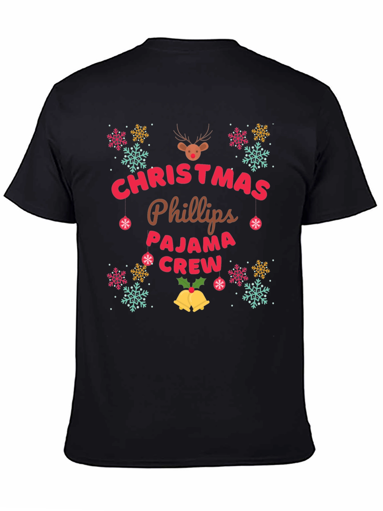 Christmas Phillips Pajama Crew T-Shirt