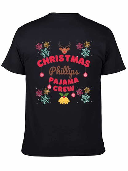 Christmas Phillips Pajama Crew T-Shirt