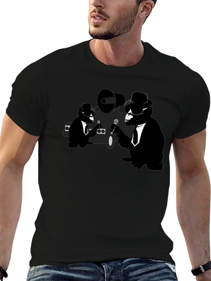 Blues Brothers Apes Graphic T-Shirt