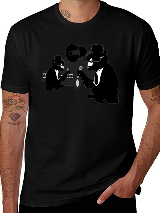 Blues Brothers Apes Graphic T-Shirt