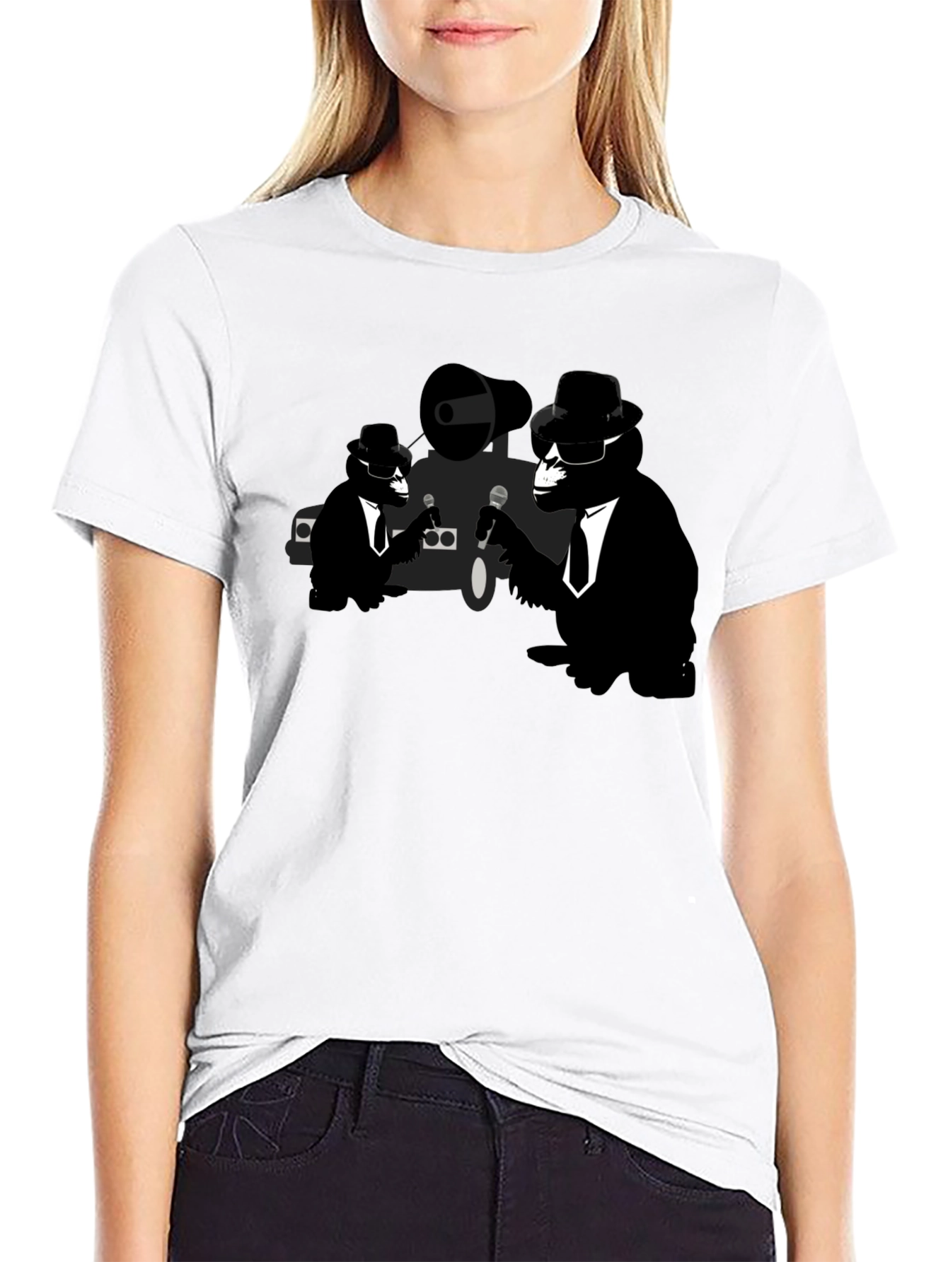 Blues Brothers Apes Graphic T-Shirt