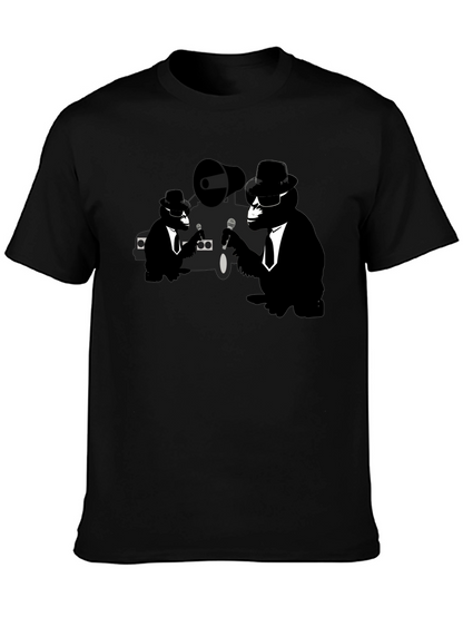 Blues Brothers Apes Graphic T-Shirt