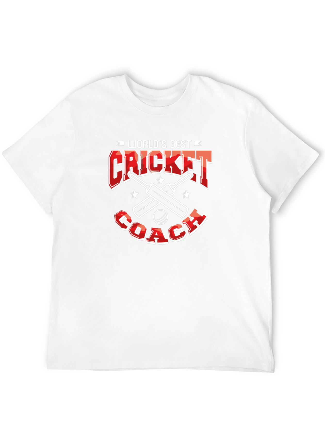 Worlds Best Cricket Coach T-Shirt - Black