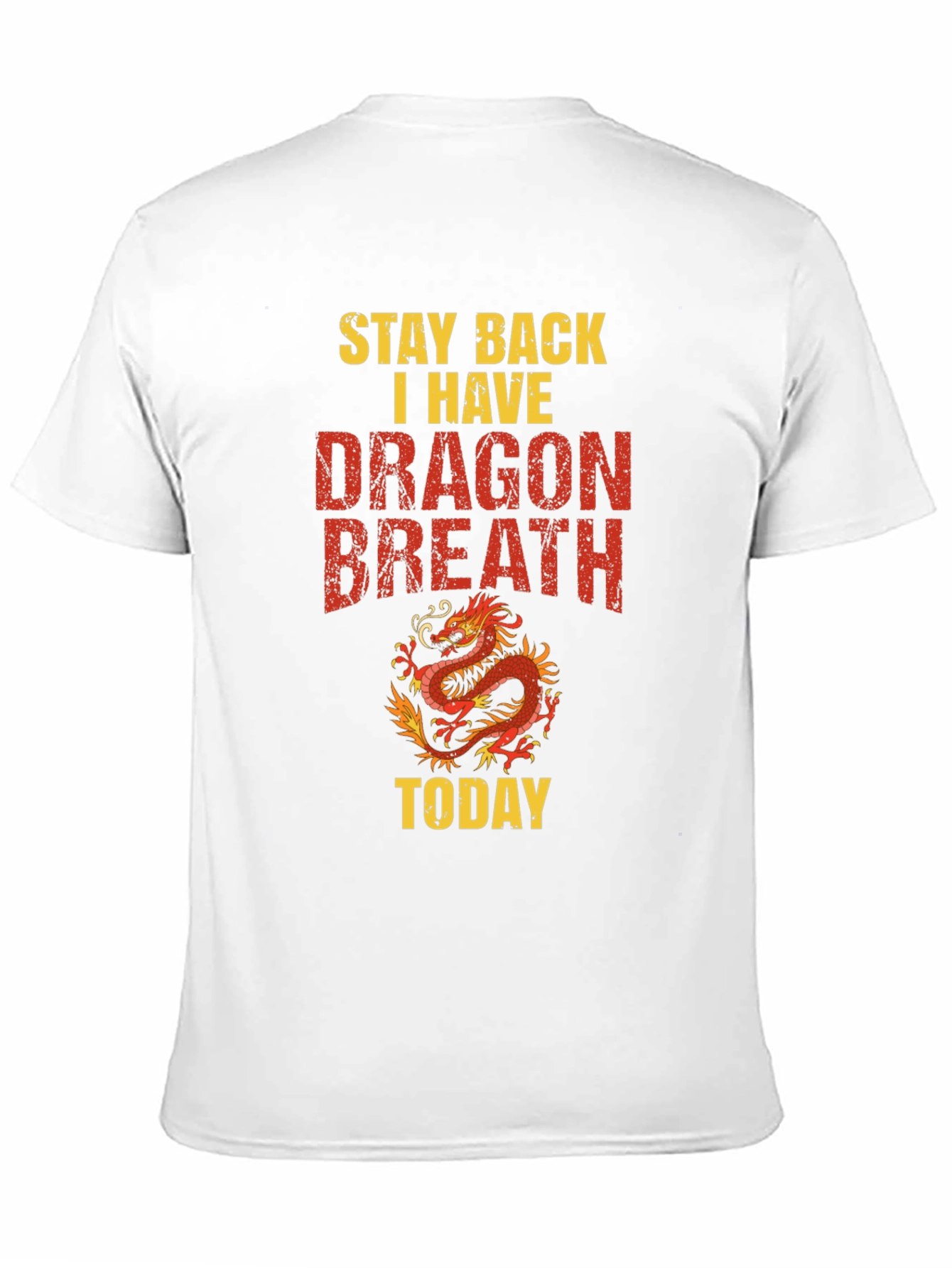 Dragon Breath Graphic T-Shirt - Stay Back Today