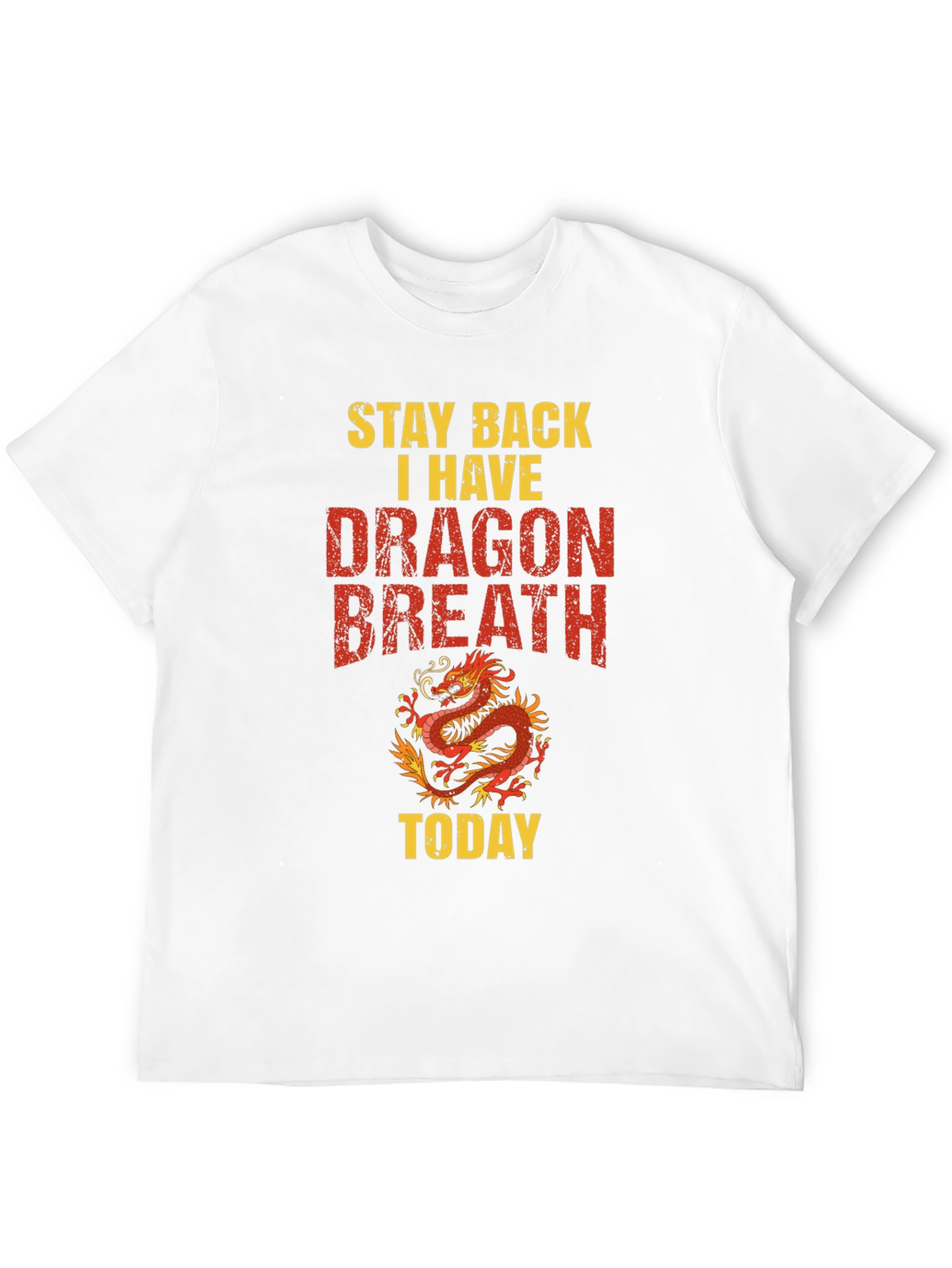 Dragon Breath Graphic T-Shirt - Stay Back Today