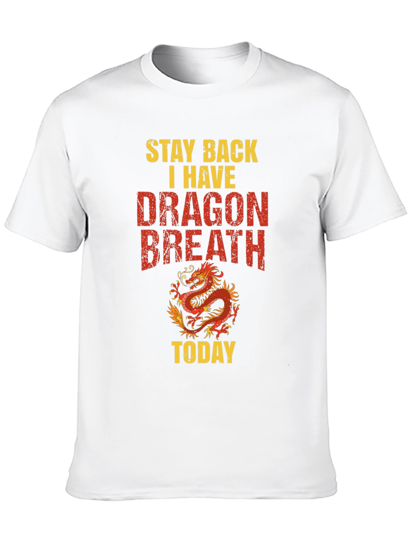 Dragon Breath Graphic T-Shirt - Stay Back Today