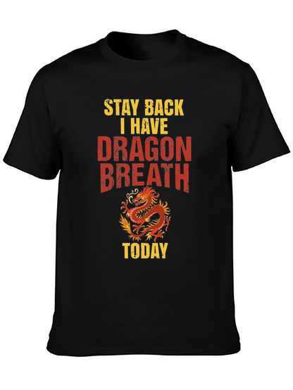 Dragon Breath Graphic T-Shirt - Stay Back Today