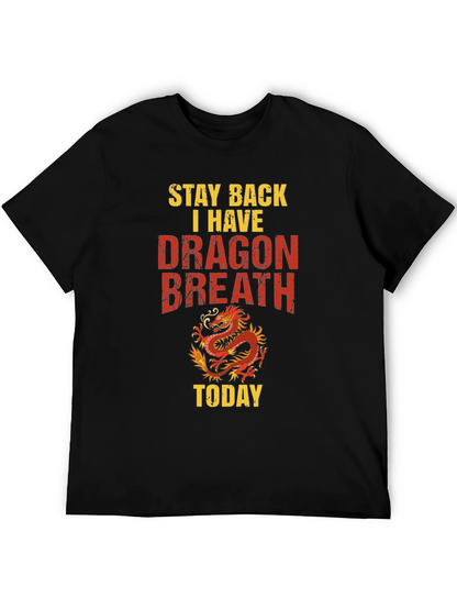 Dragon Breath Graphic T-Shirt - Stay Back Today