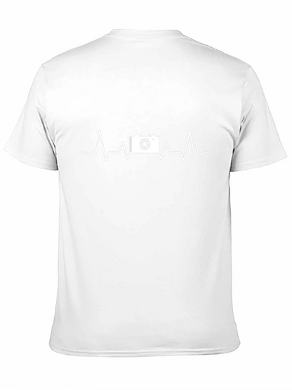 Camera Heartbeat Graphic Tee - Photographers Passion