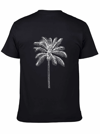Black Palm Tree Graphic T-Shirt