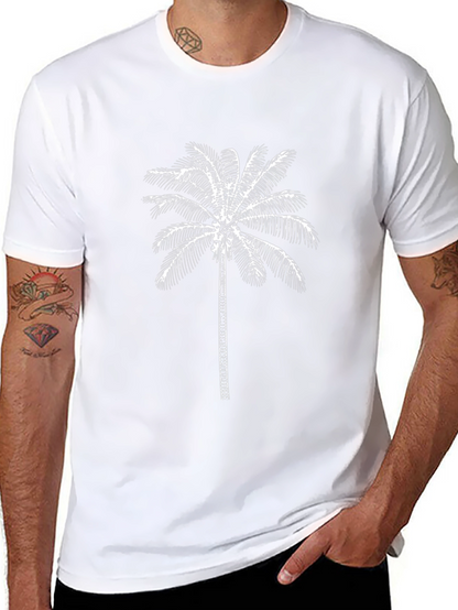 Black Palm Tree Graphic T-Shirt