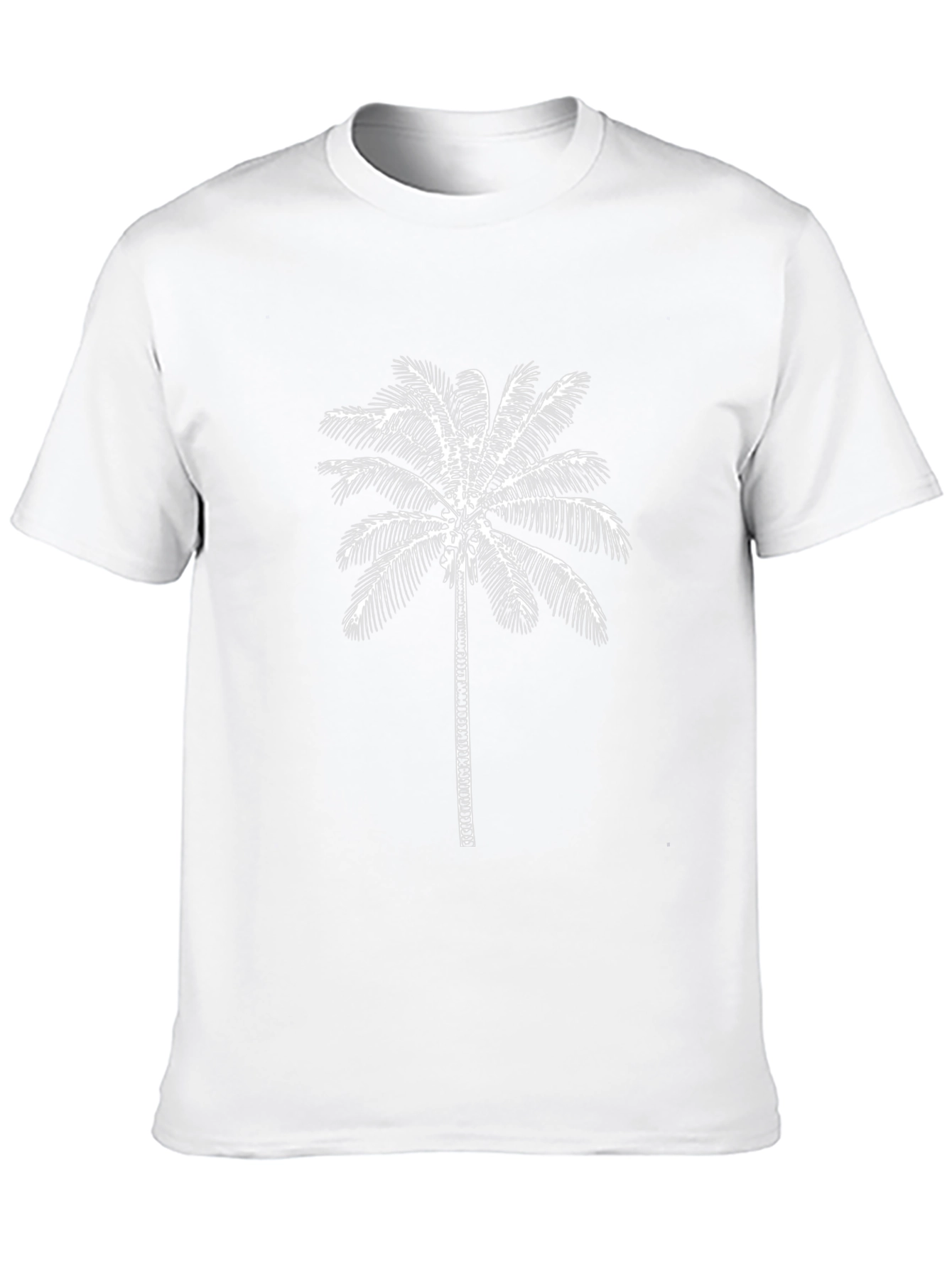 Black Palm Tree Graphic T-Shirt
