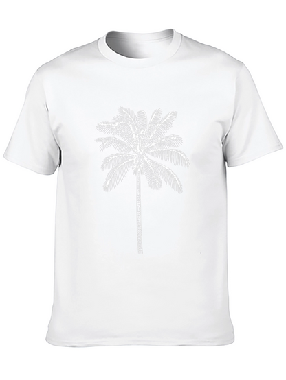 Black Palm Tree Graphic T-Shirt
