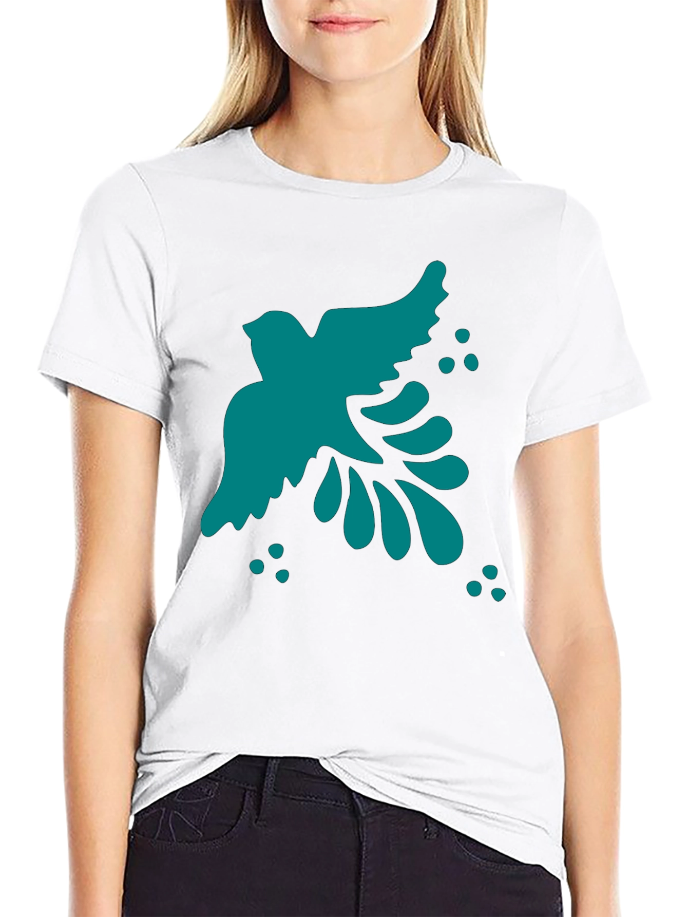 Bird Graphic Black T-Shirt