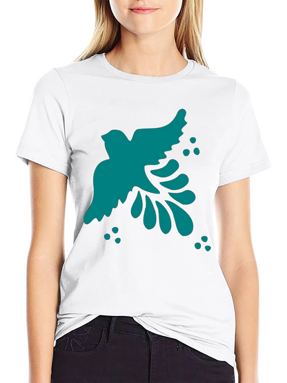 Bird Graphic Black T-Shirt