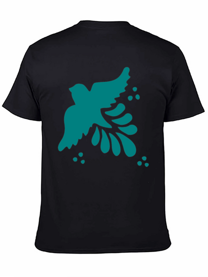 Bird Graphic Black T-Shirt
