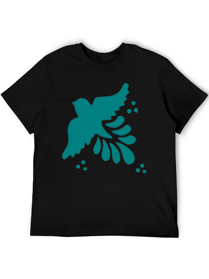 Bird Graphic Black T-Shirt
