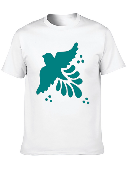 Bird Graphic Black T-Shirt