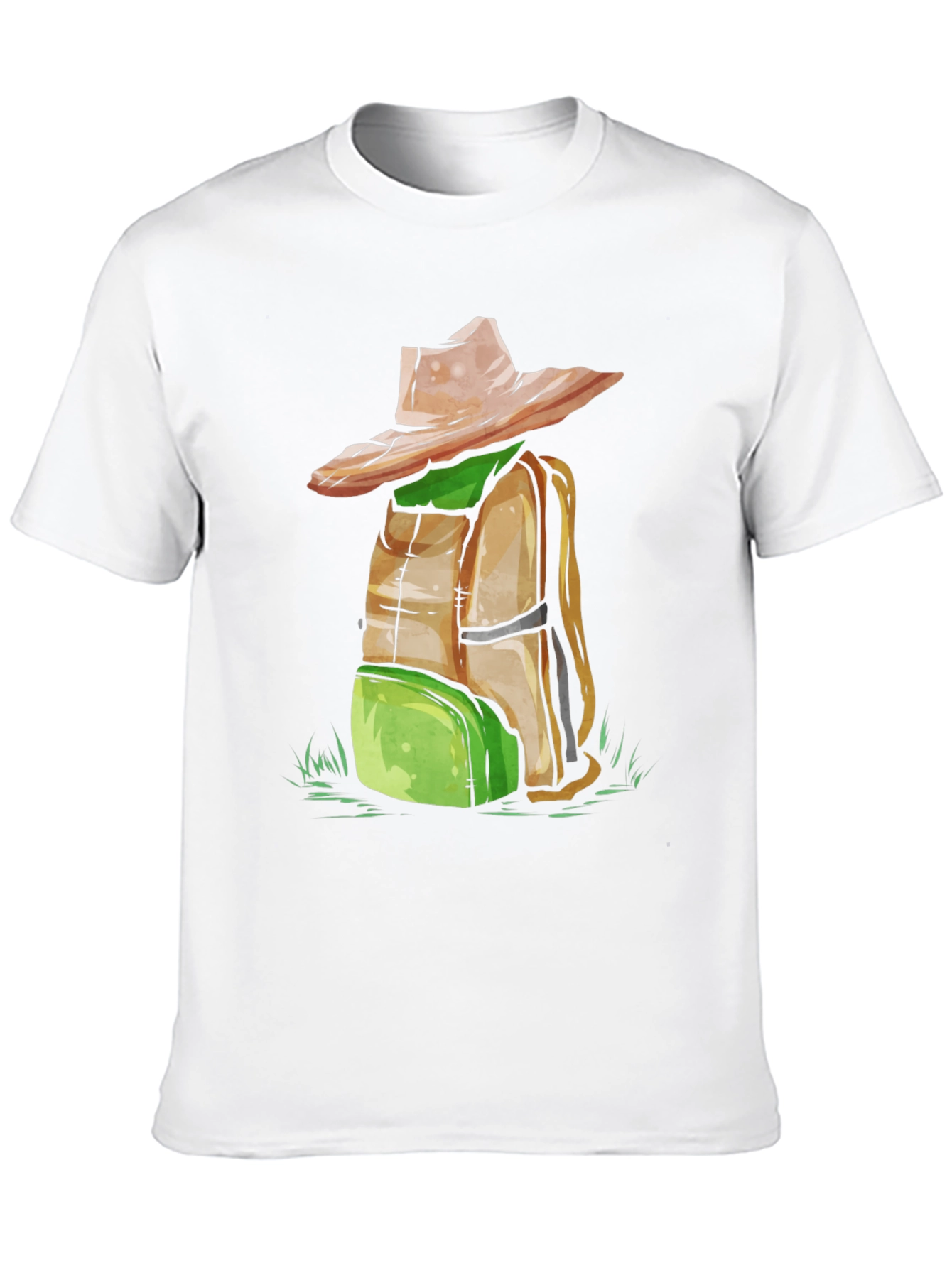 Backpack & Hat Graphic T-Shirt - Adventure Ready!