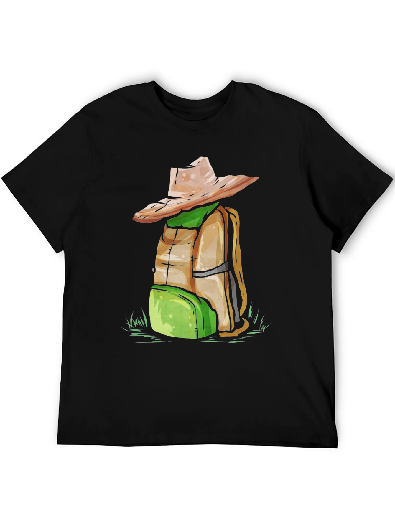 Backpack & Hat Graphic T-Shirt - Adventure Ready!