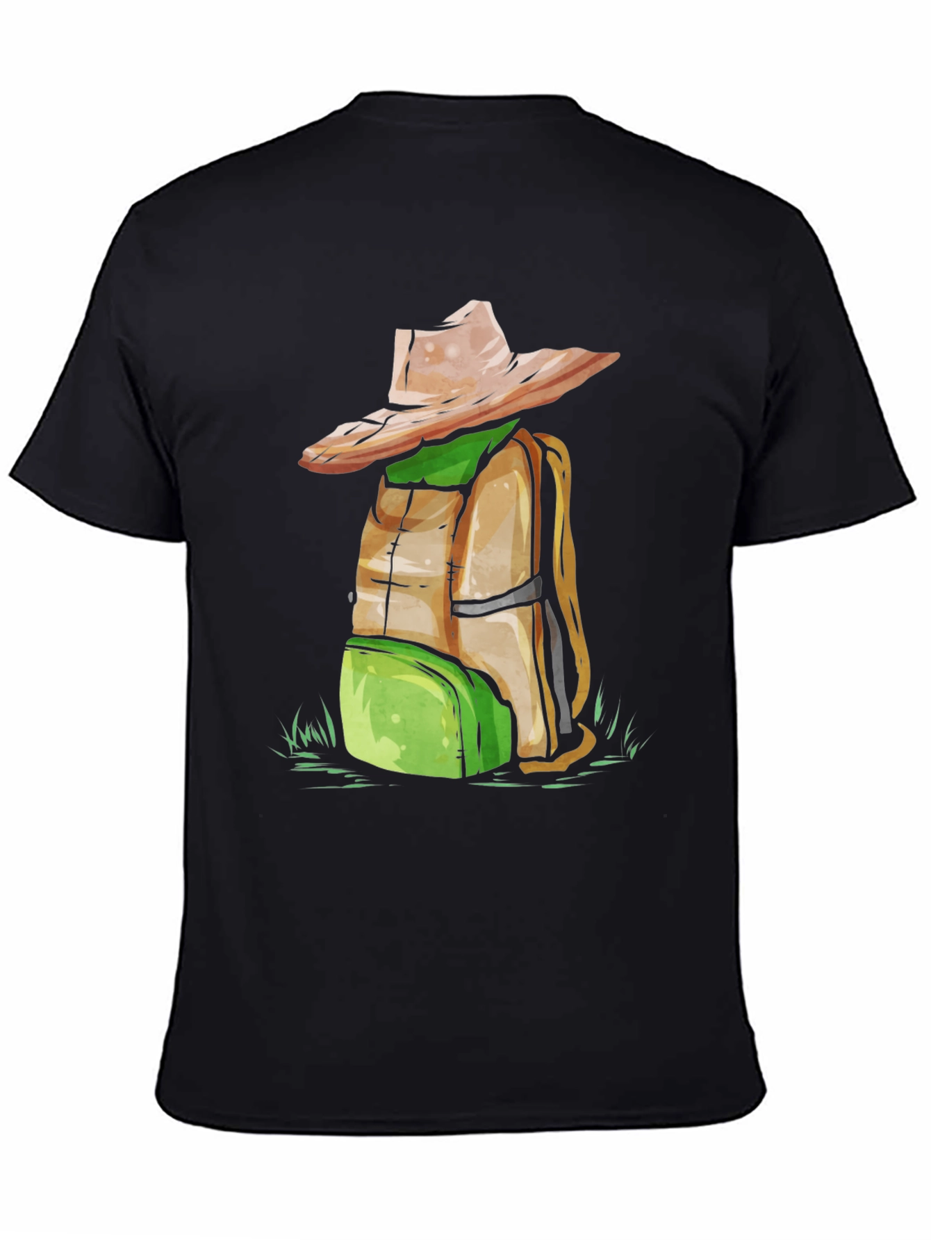 Backpack & Hat Graphic T-Shirt - Adventure Ready!