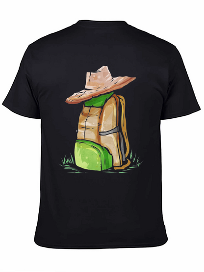 Backpack & Hat Graphic T-Shirt - Adventure Ready!