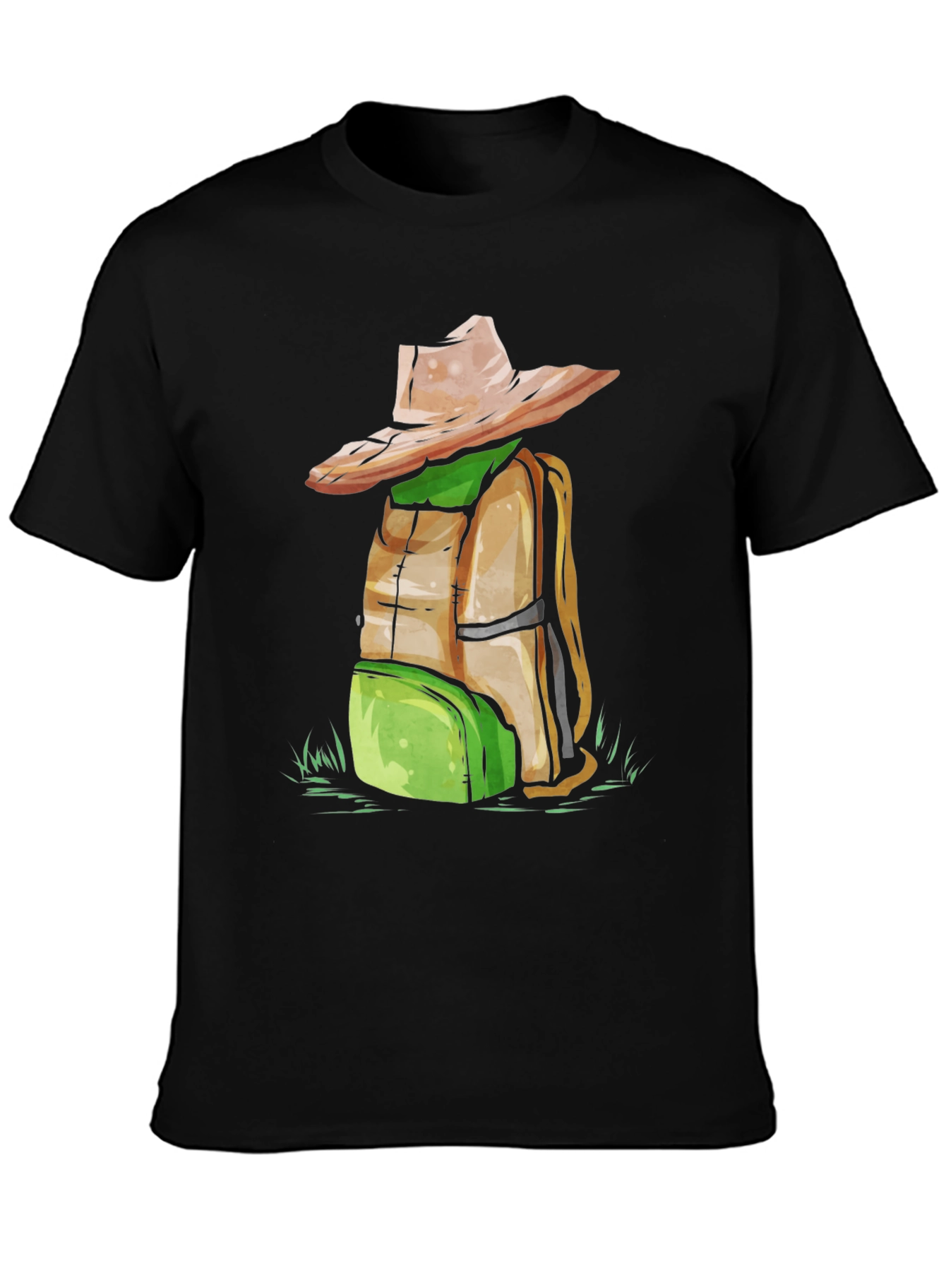 Backpack & Hat Graphic T-Shirt - Adventure Ready!