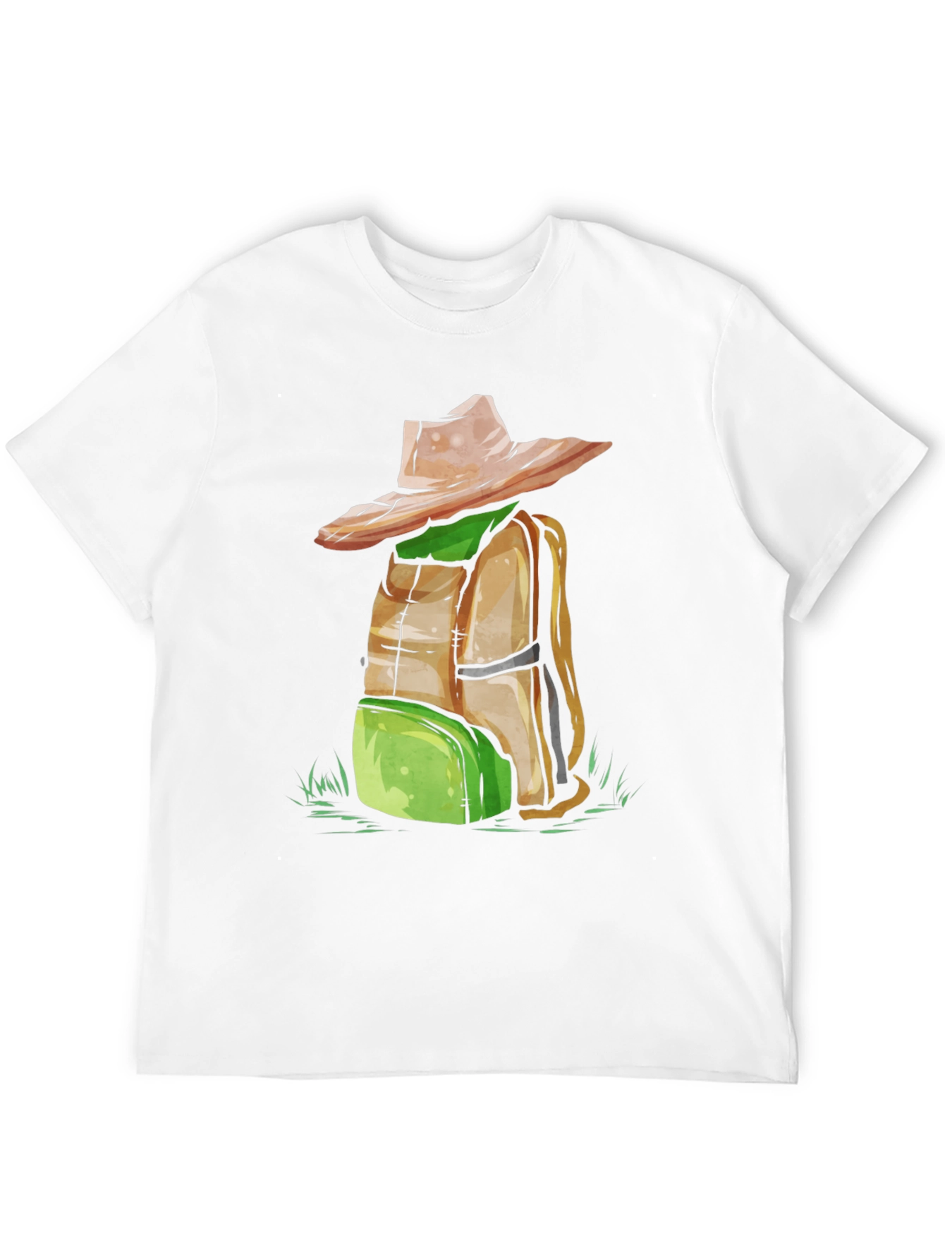 Backpack & Hat Graphic T-Shirt - Adventure Ready!