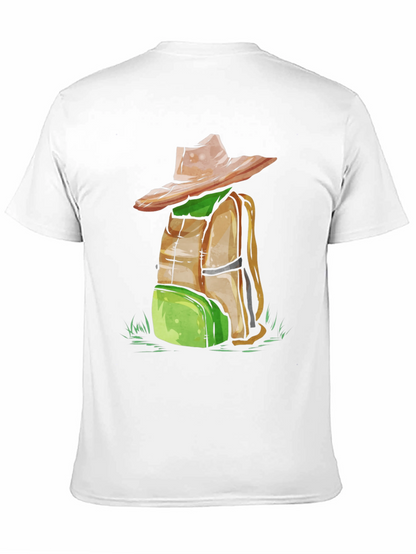 Backpack & Hat Graphic T-Shirt - Adventure Ready!