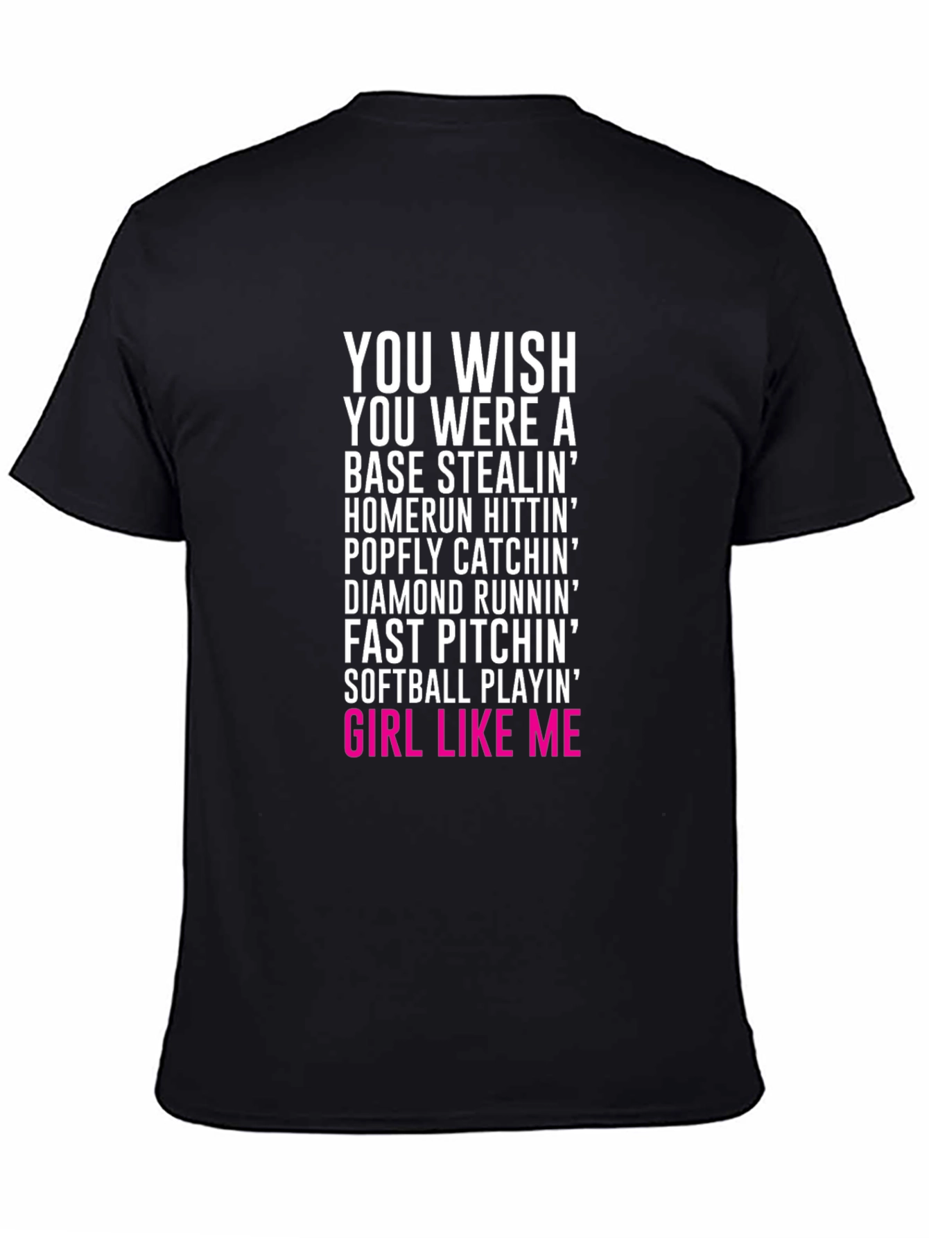 Softball Girl Graphic T-Shirt