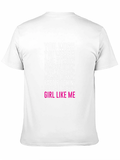 Softball Girl Graphic T-Shirt