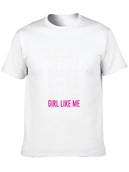 Softball Girl Graphic T-Shirt