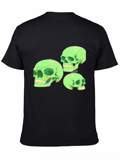 Skull Graphic T-Shirt - Mens Black Tee