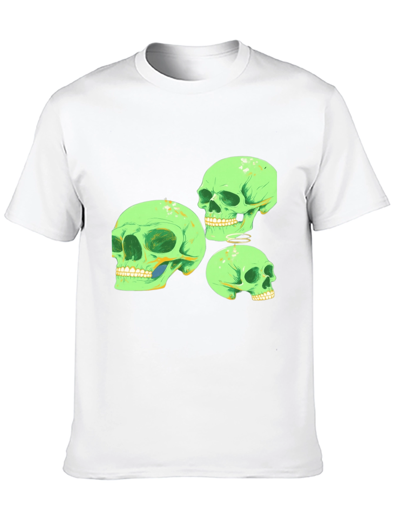 Skull Graphic T-Shirt - Mens Black Tee