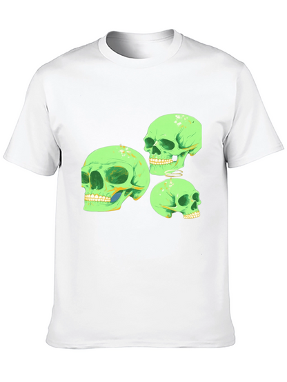 Skull Graphic T-Shirt - Mens Black Tee