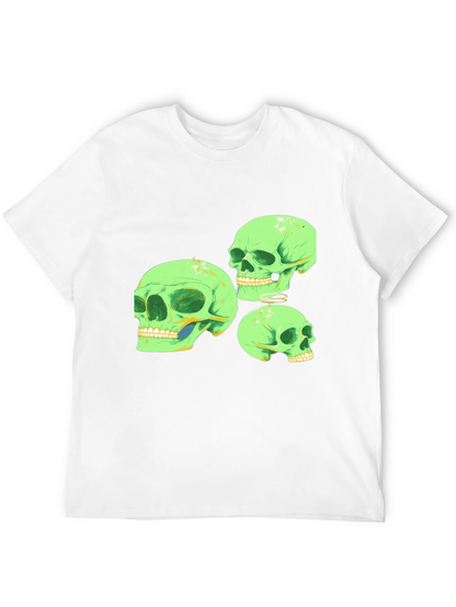 Skull Graphic T-Shirt - Mens Black Tee