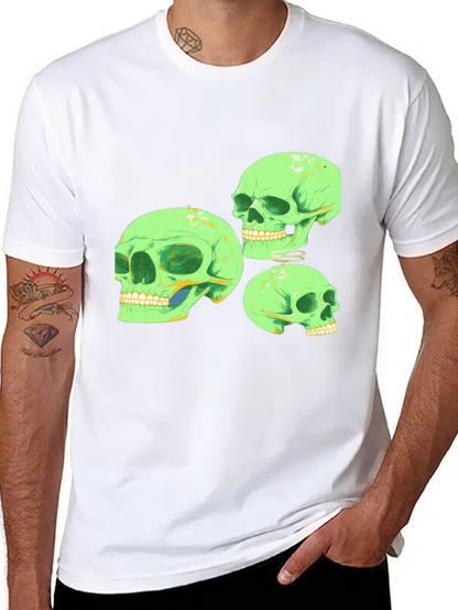 Skull Graphic T-Shirt - Mens Black Tee