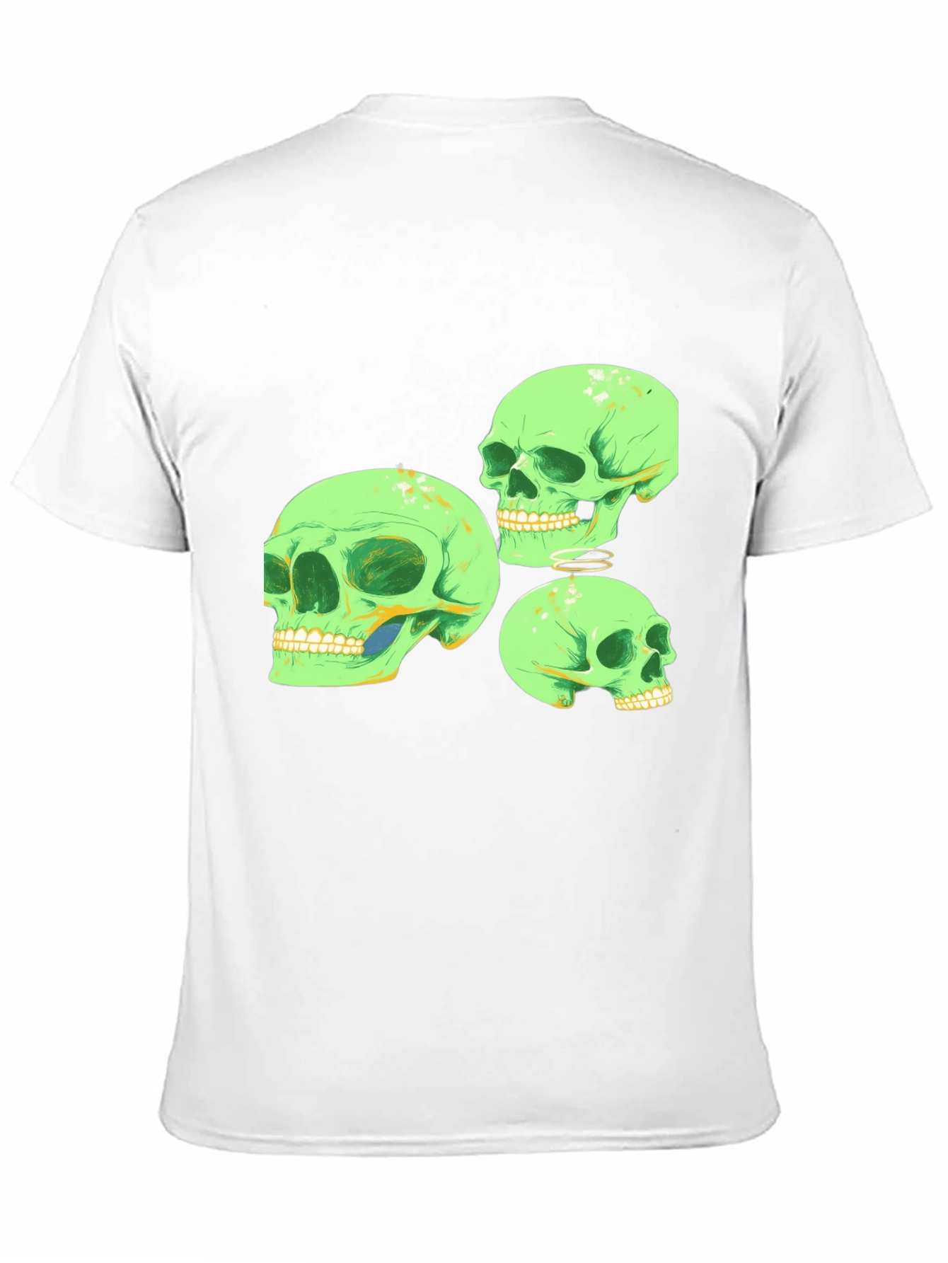 Skull Graphic T-Shirt - Mens Black Tee