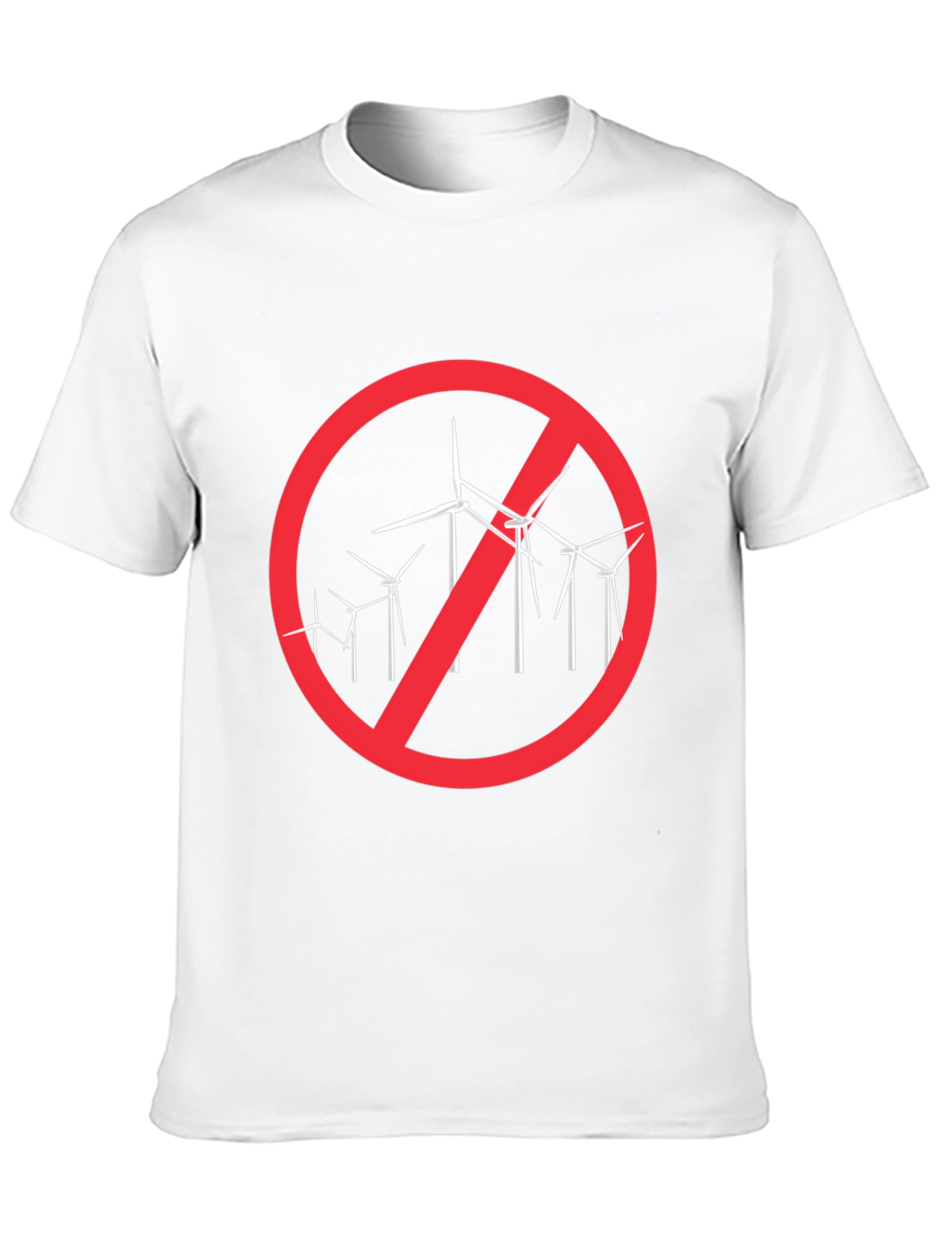 Anti-Wind Turbine Black T-Shirt