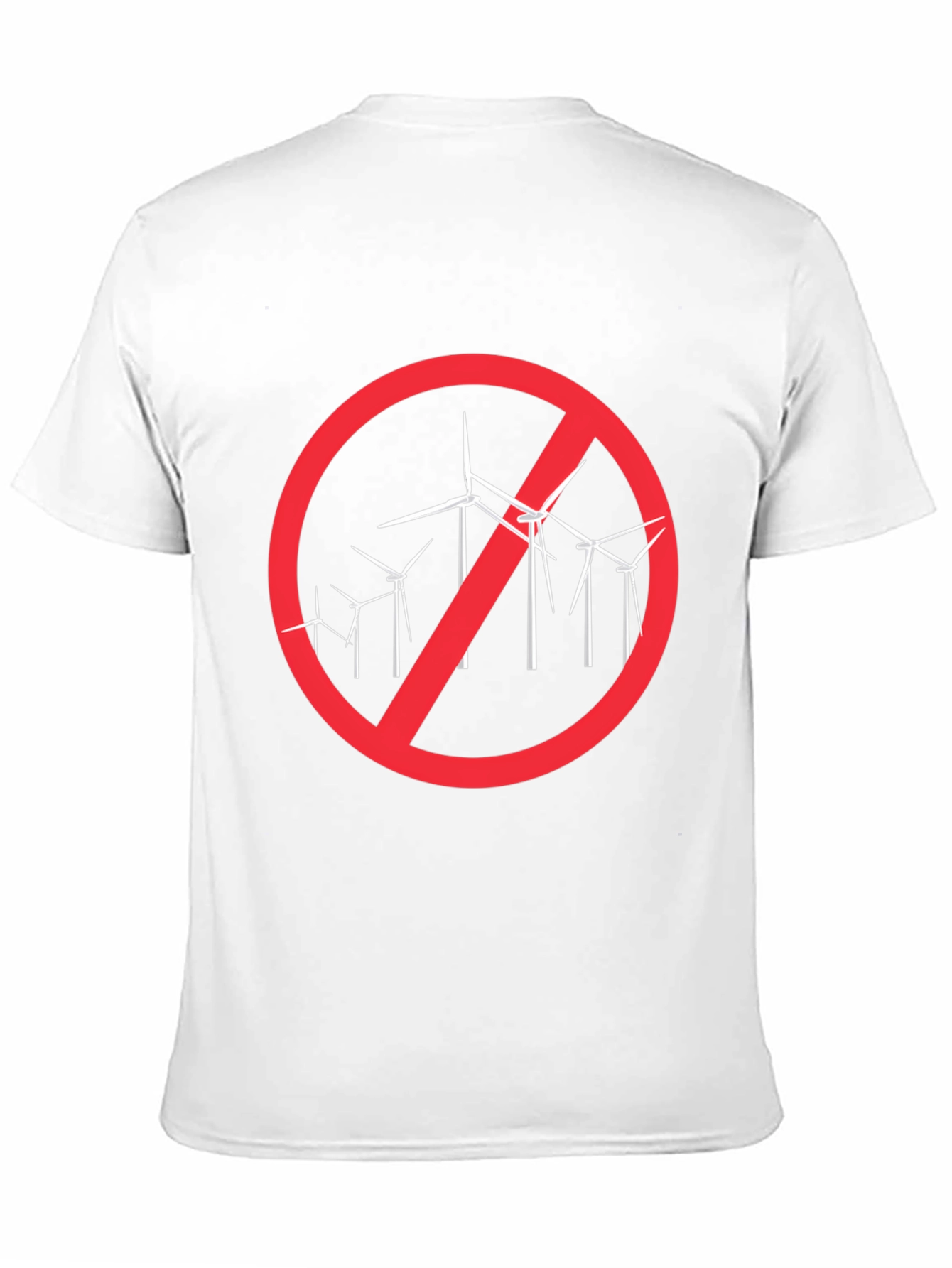 Anti-Wind Turbine Black T-Shirt