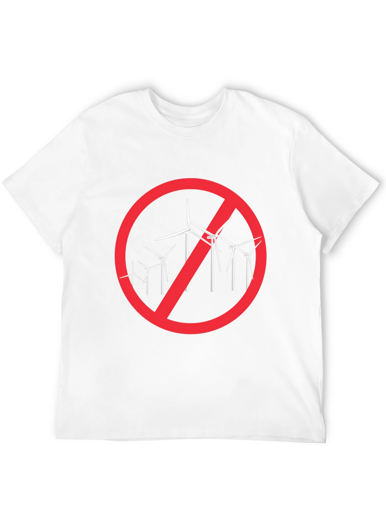 Anti-Wind Turbine Black T-Shirt