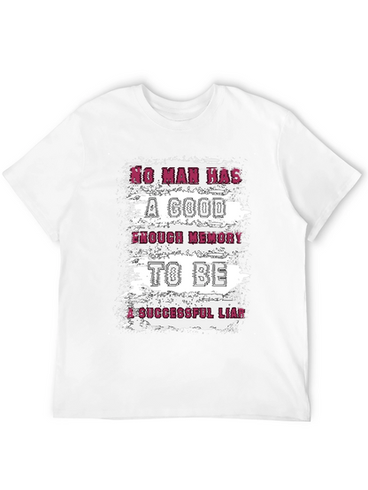 Funny Liar T-Shirt: No Man Has Enough Memory